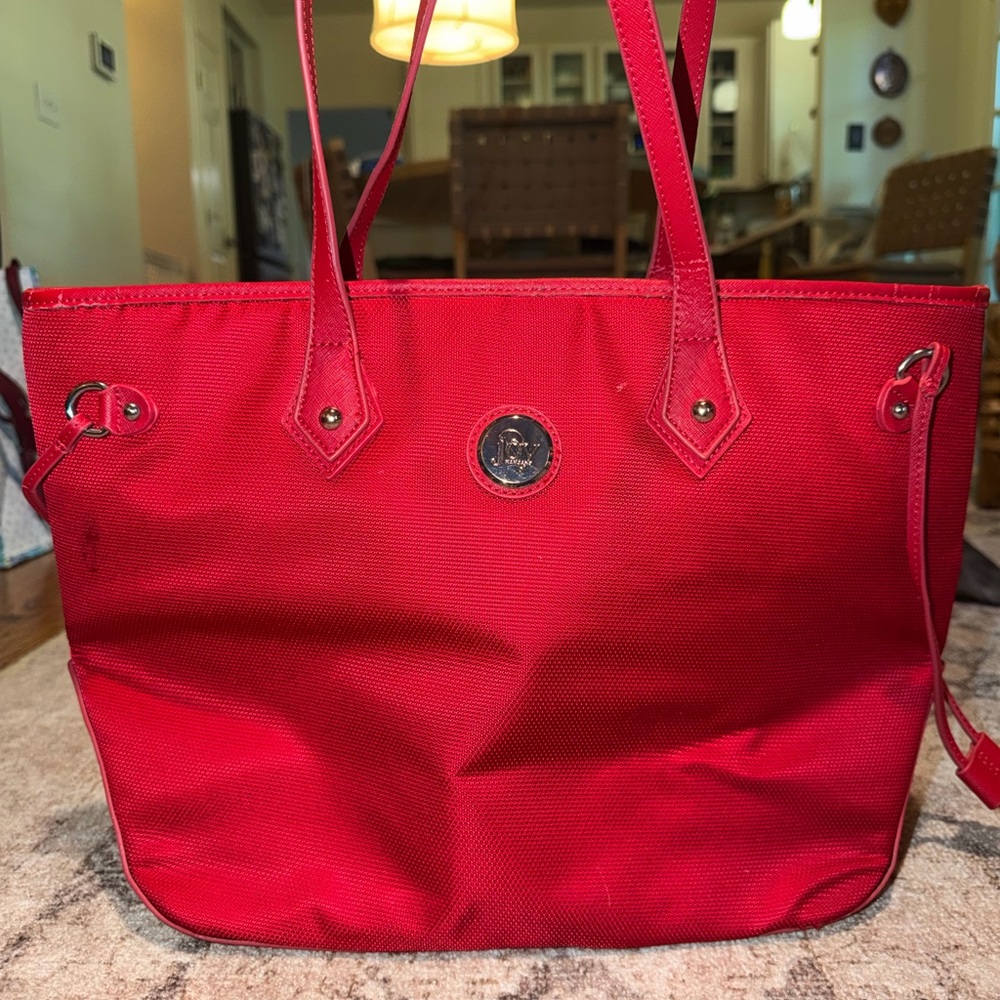 Joy Mangano Tuff-Tech Red Tote